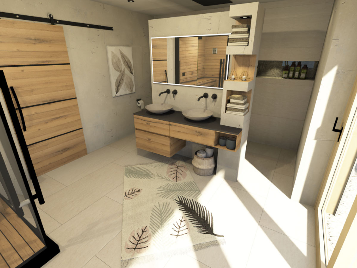 Badezimmer Haus Planung