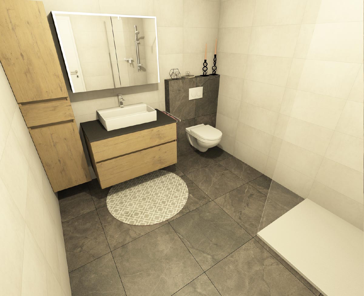 Design Living Badezimmer